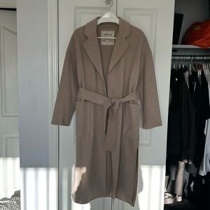Wilfred wool double faced coat